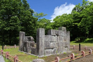 図2　釜石市は、橋野高炉跡の世界遺産登録を目指している