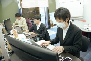 (南相馬ITコンソーシアムでは現在20代から40代のエンジニア6名が活躍している)