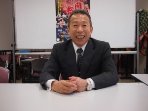 石巻観光協会会長の後藤さん。石巻グランドホテルの社長としての経営者の顔も持つ