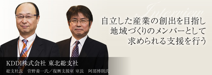 自立した産業の創出を目指し地域づくりのメンバーとして求められる支援を行う